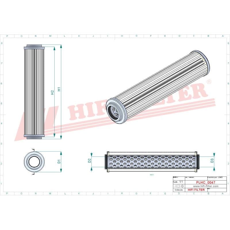 HIFI Filtr hydrauliczny 56700628 | poltechparts.pl