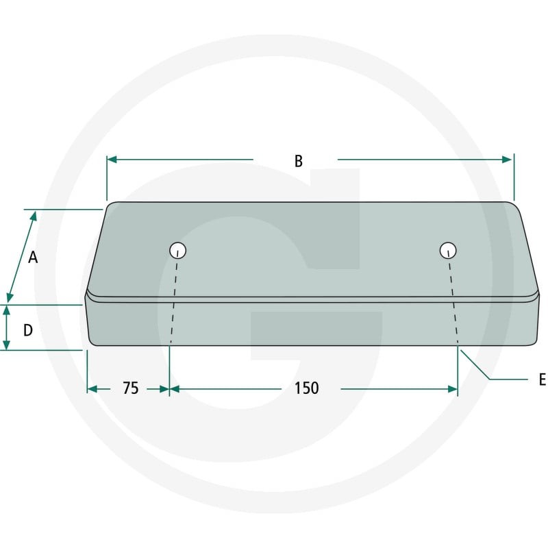 GRANIT Nakładka dziobowa 14270190 - 14270190 - Sklep rolniczy PoltechParts