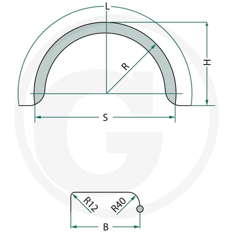 GRANIT Błotnik 14270372 - 14270372 - Sklep rolniczy PoltechParts