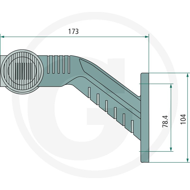 ASPÖCK Lampa obrysowa 504313304054 - 504313304054 - Sklep rolniczy PoltechParts