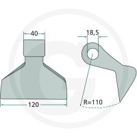 GRANIT Młotek 18063-RM-4-18 - 18063-RM-4-18 - Sklep rolniczy PoltechParts