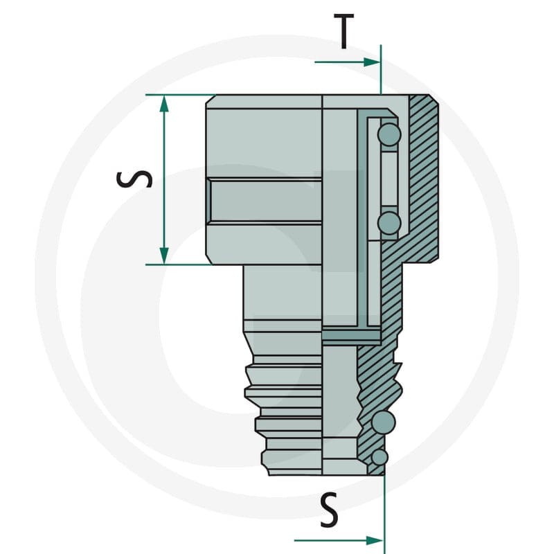 Kongsberg ABC- wtyk bezgwintowy 22890206005 - Sklep PoltechParts