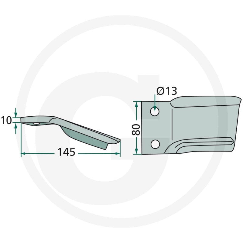 GRANIT Nożyk wymienny 18063-IND-149-R - 18063-IND-149-R - Sklep rolniczy PoltechParts