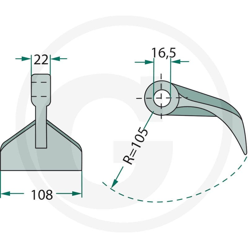 GRANIT Młotek 18063-RM-7-16 - 18063-RM-7-16 - Sklep rolniczy PoltechParts
