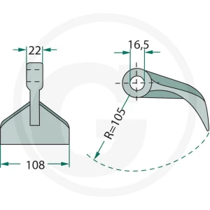 GRANIT Młotek 18063-RM-7-16