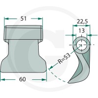GRANIT Młotek 18063-RM-98 - 18063-RM-98 - Sklep rolniczy PoltechParts