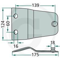 GRANIT Trzymak noża 525570425 - 525570425 - Sklep rolniczy PoltechParts
