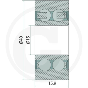 GRANIT Łożysko rolkowe kpl. 647938081.1F