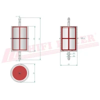 HIFI Filtr paliwa 5674706 | poltechparts.pl