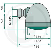 GRANIT Reflektor kierunkowy 70712004 - Sklep PoltechParts