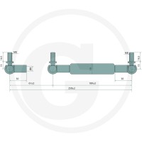 Stabilus Przepustnica ciśnienia gazu 11560709 - Sklep PoltechParts