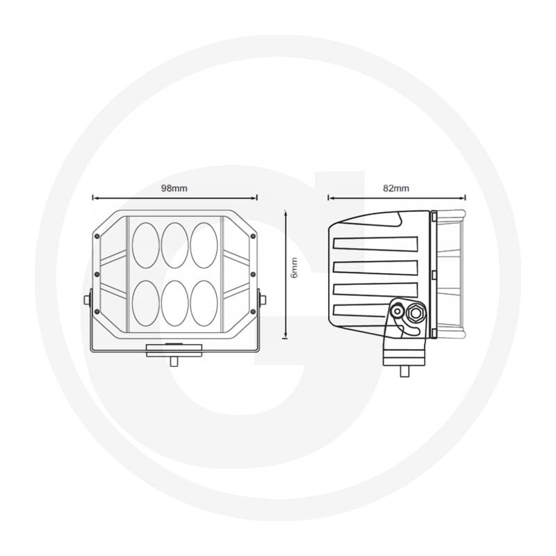 GRANIT Reflektor roboczy LED 11351702 - Sklep PoltechParts