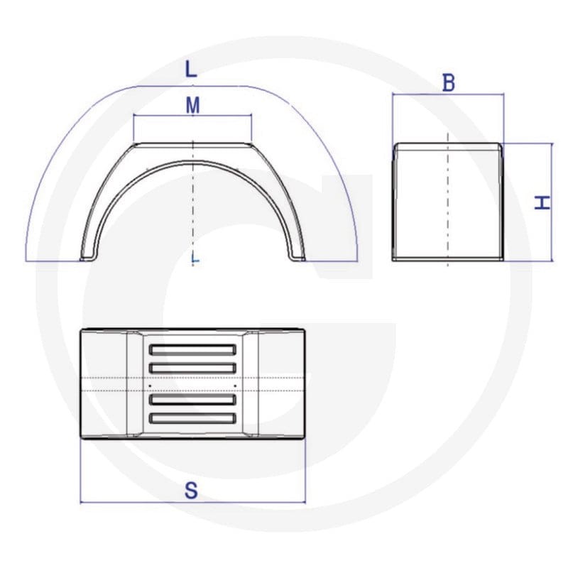 Sauermann Błotnik pojedynczego koła 28801199 - Sklep PoltechParts