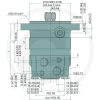 WHITE Silnik hydrauliczny OMSS 125 257151F0537 - 257151F0537 - Sklep rolniczy PoltechParts