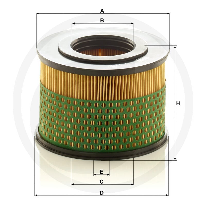 MANN FILTER Filtr powietrza 565C1233 - 565C1233 - Sklep rolniczy PoltechParts