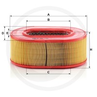 MANN FILTER Filtr powietrza 565C25124 - 565C25124 - Sklep rolniczy PoltechParts