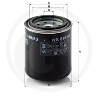 MANN FILTER Filtr paliwa 565WK818.80 | poltechparts.pl