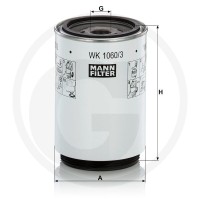 MANN FILTER Filtr paliwa 565WK1060.3X | poltechparts.pl