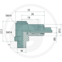 GRANIT Przegub obrotowy z przyłączem wtykowym, 30615ZS1967 - 30615ZS1967 - Sklep rolniczy PoltechParts
