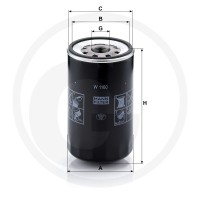 MANN FILTER Filtr oleju silnikowego 565W1160 - 565W1160 - Sklep rolniczy PoltechParts
