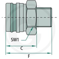 GRANIT Złącze hamuclowe GP-VF 5/2215 M 87001277 - Sklep PoltechParts