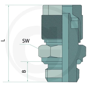 GRANIT A-GE-6/4-3/8-MSv v - proste złącze wkręcane 60601011031