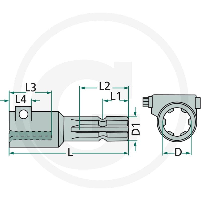 GRANIT Złączka redukcyjna 61475001214138165 - Sklep PoltechParts
