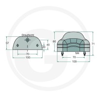 ASPÖCK Lampa oświetlenia tablicy rejestracyjnej 504363509007 - 504363509007 - Sklep rolniczy PoltechParts