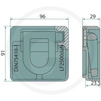 GRANIT Uchwyt pasków mocujących 22065300 - 22065300 - Sklep rolniczy PoltechParts