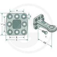 Rockinger Ucho zaczepu 78757244 | poltechparts.pl