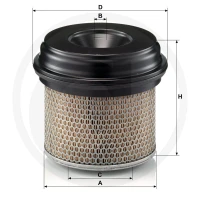 MANN FILTER Filtr powietrza 565C21338 - 565C21338 - Sklep rolniczy PoltechParts