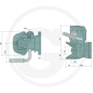 Rockinger Zaczep automatyczny z kołnierzem 787865B40300