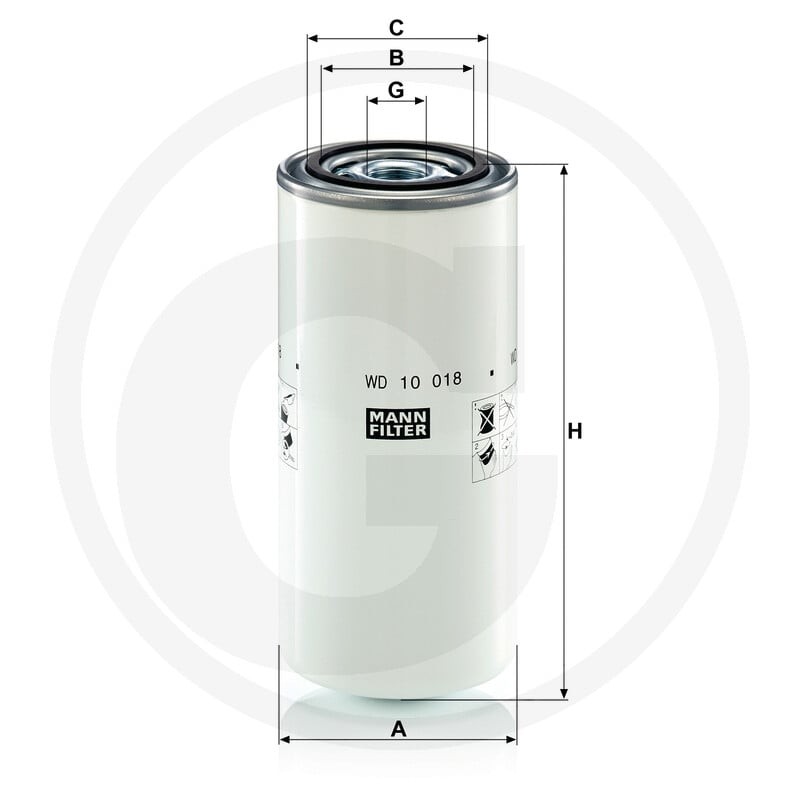 MANN FILTER Filtr hydrauliczny 565WD10018 | poltechparts.pl