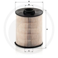 MANN FILTER Filtr paliwa 565PU839X | poltechparts.pl