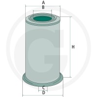 MANN FILTER Filtr powietrza 565C28750 - 565C28750 - Sklep rolniczy PoltechParts