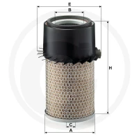 MANN FILTER Filtr powietrza 565C16210 - 565C16210 - Sklep rolniczy PoltechParts