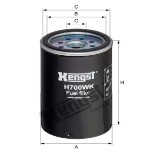 Hengst Filtr paliwa H700WK 866H700WK
