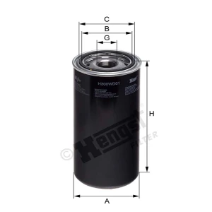 Hengst Filtr oleju H300WD01 866H300WD01