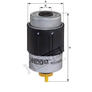 Hengst Filtr paliwa H319WK 866H319WK