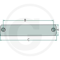 GRANIT Trzpień zawiasu 22010042 - 22010042 - Sklep rolniczy PoltechParts