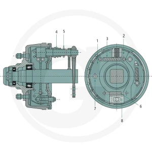 FAD Zestaw szczęk hamulcowych 220316A108C