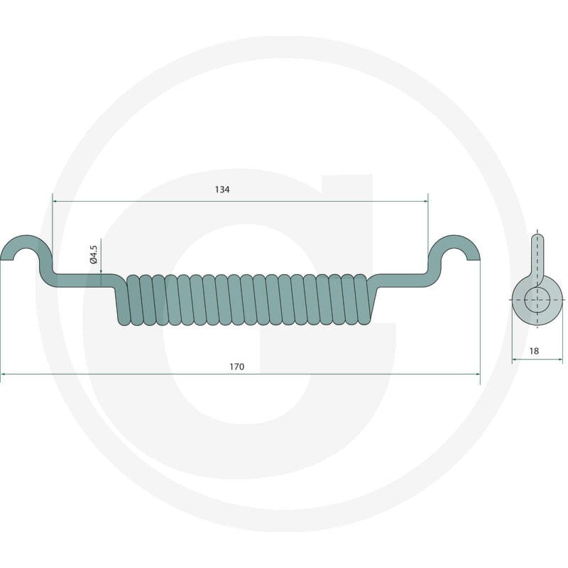 FAD Sprężyna górna 220322F006 - 220322F006 - Sklep rolniczy PoltechParts