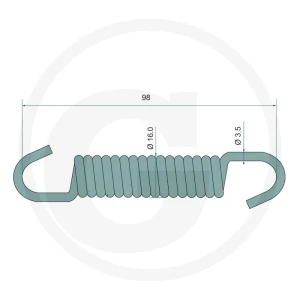 FAD Sprężyna dolna 220322F019