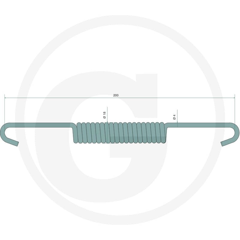 FAD Sprężyna dolna 220322F032 - 220322F032 - Sklep rolniczy PoltechParts