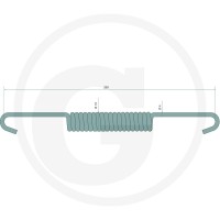 FAD Sprężyna dolna 220322F032 - 220322F032 - Sklep rolniczy PoltechParts