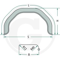 GRANIT Błotnik 14200300 - 14200300 - Sklep rolniczy PoltechParts