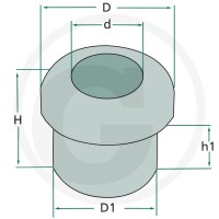 GRANIT Tulejka gumowa 50750280111 - Sklep PoltechParts