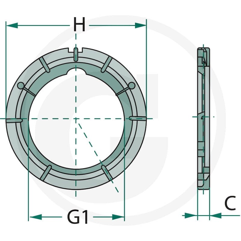 BONDIOLI & PAVESI Pierścień oporowy 41525… | poltechparts.pl