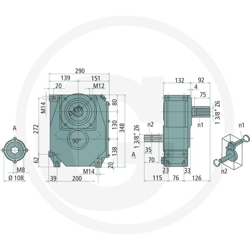 BONDIOLI & PAVESI Przekładnia 415ZBMS6016… | poltechparts.pl