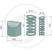 BONDIOLI & PAVESI Blokada 415421340001R06 | poltechparts.pl